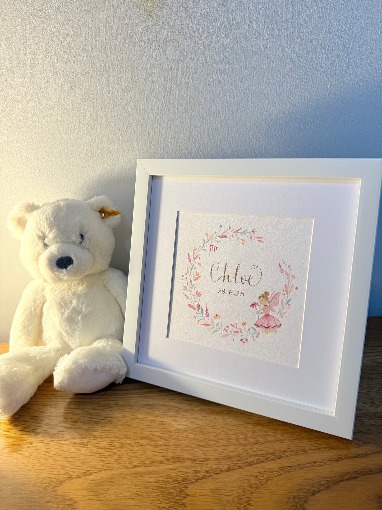 Keepsake Watercolour Fairy Baby Gift