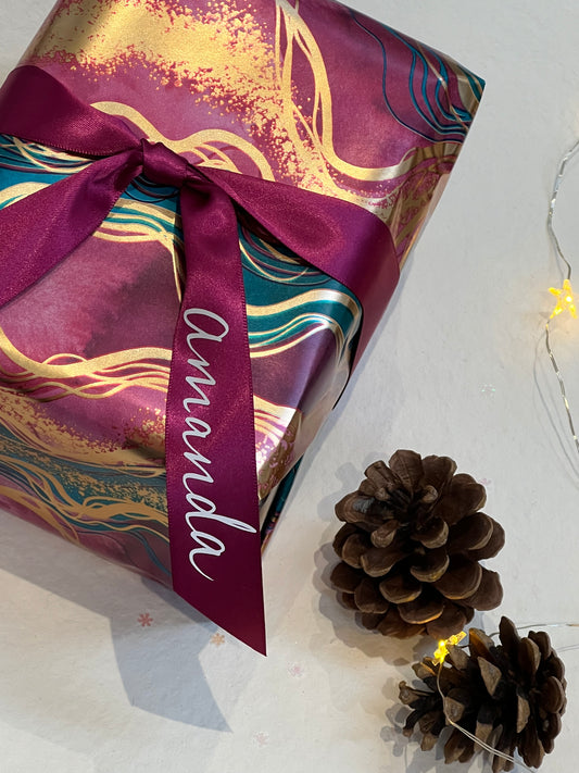Satin Personalised Gift Ribbon