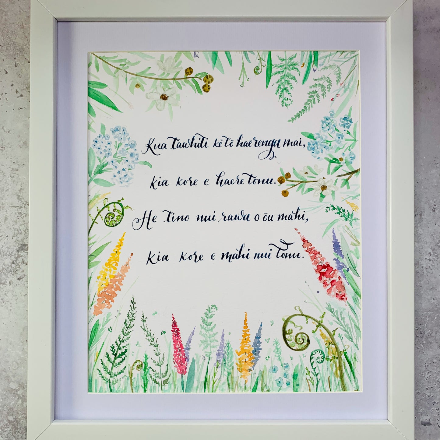 Framed Calligraphy Quotes / Poems / Lyrics