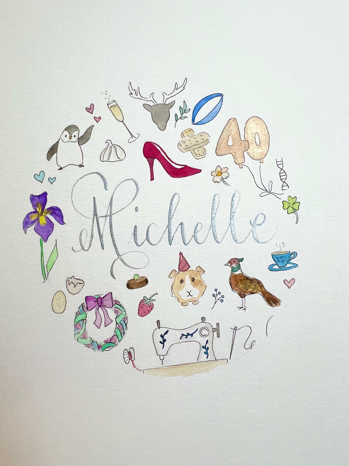 Personalised Framed Doodle Art Portraits