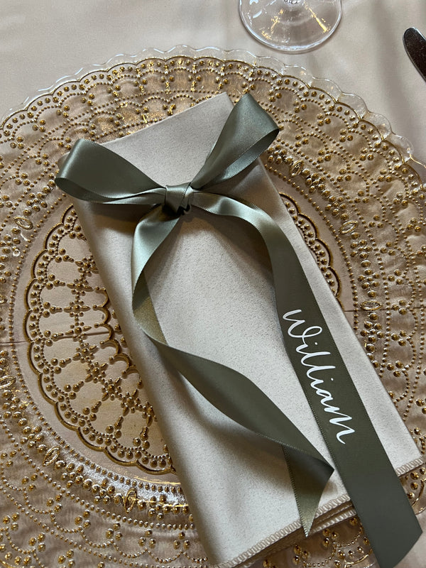 Personalised Ribbon Guest Names – MagentaInkCalligraphy