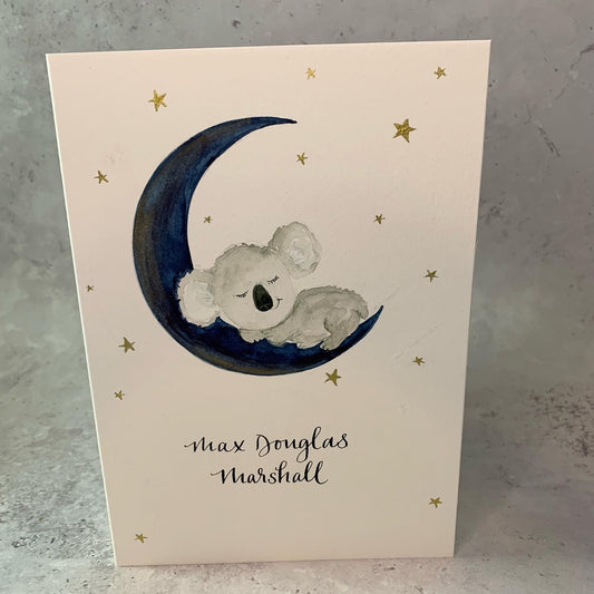 Custom New Baby Card