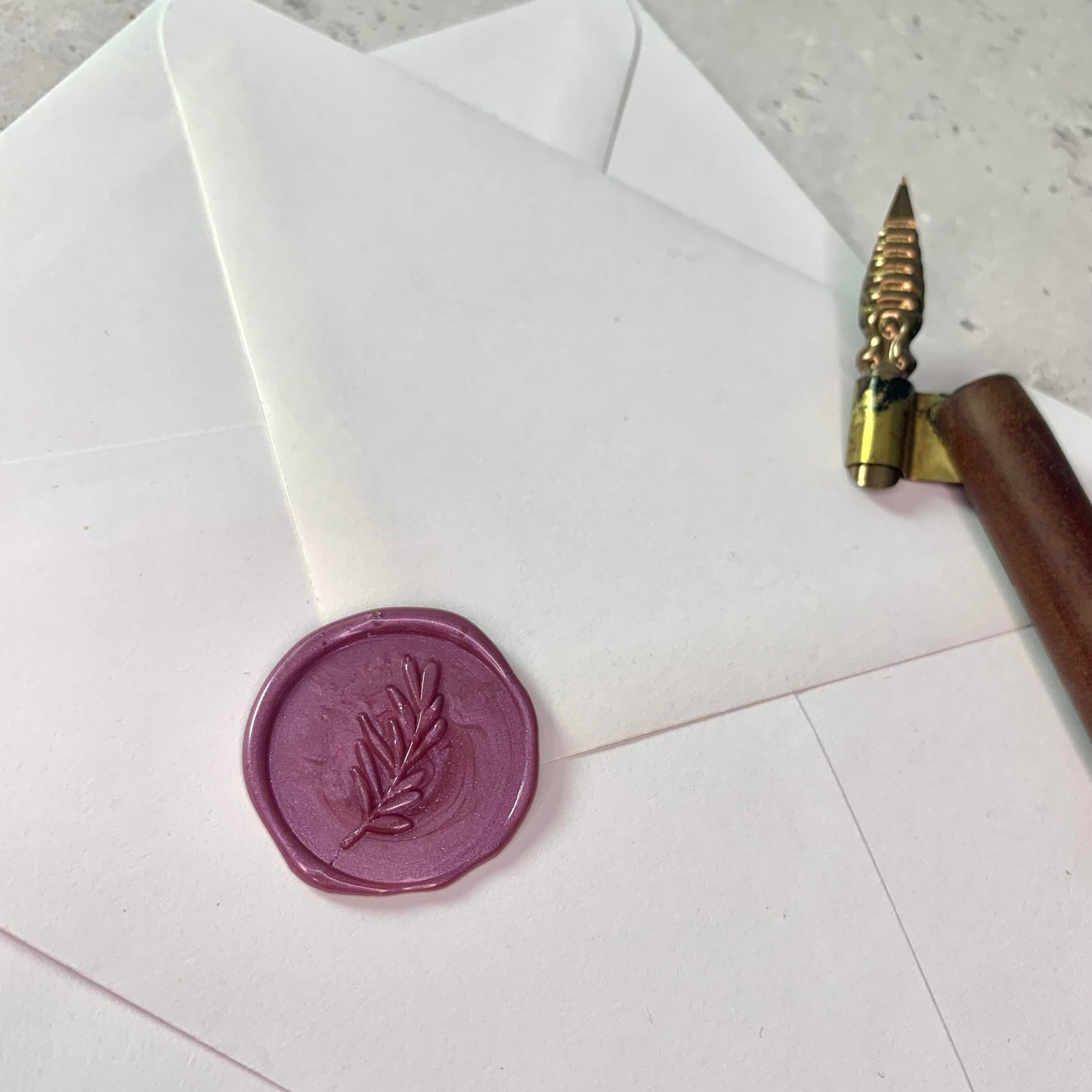 Leaf Wax Seal - self seal various colours