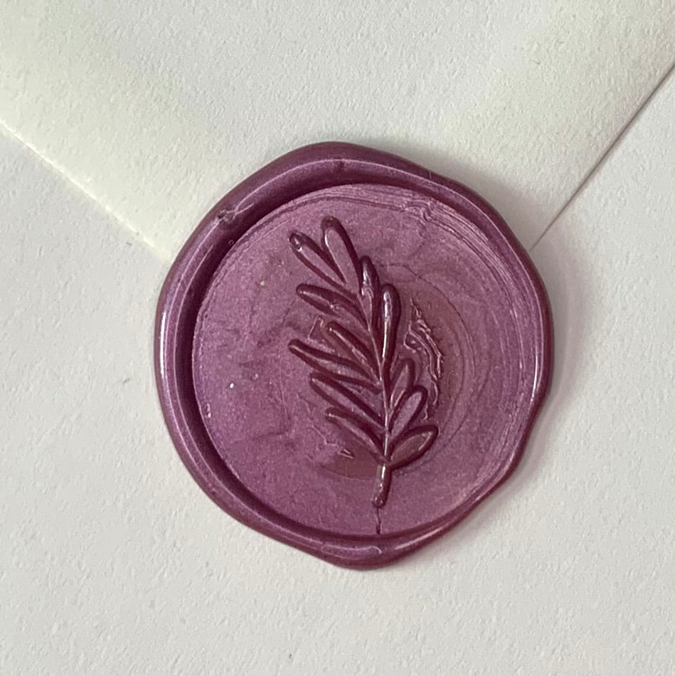 Leaf Wax Seal - self seal various colours