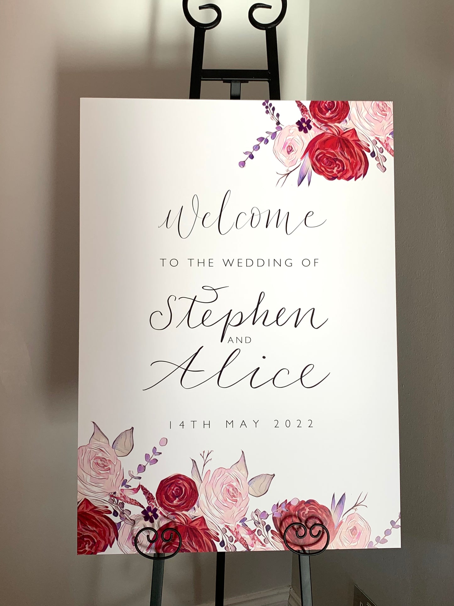 Welcome Sign floral